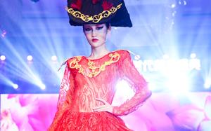 彩妆造型秀-中国红主题