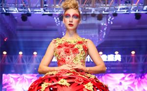 彩妆造型秀-中国红主题3